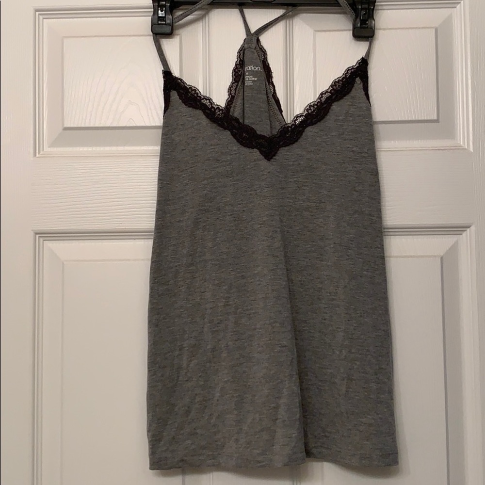 Grey tank